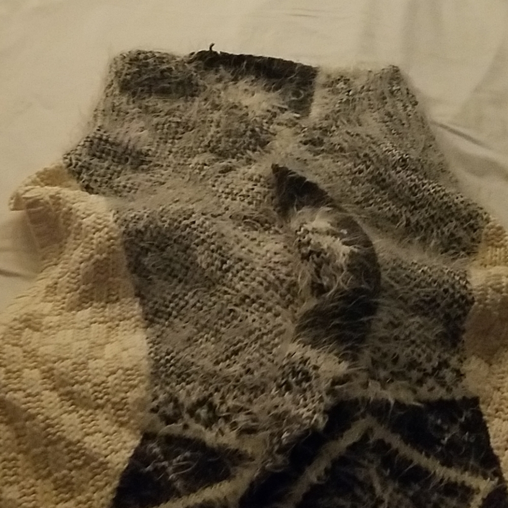 Fluffy cardigan